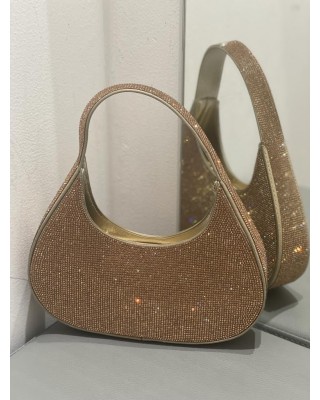 Borsa a mano strass