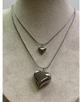 Collana due cuori