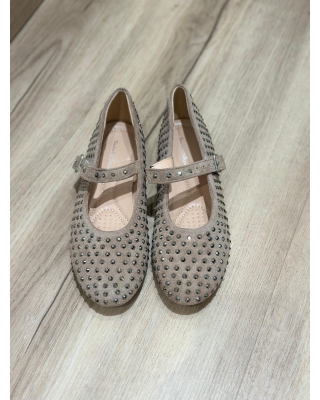 Ballerine in camoscio con...