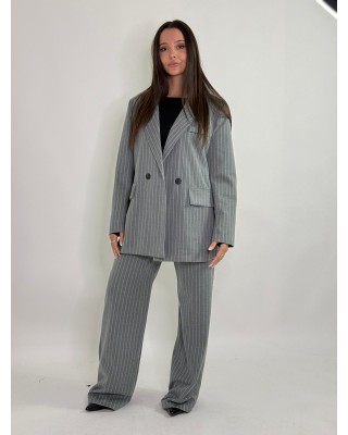 Pantalone a palazzo a righe...