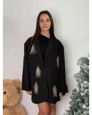 Blazer strass pendenti