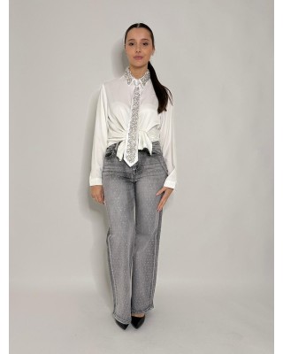 Camicia in raso
