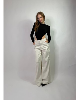 Jeans gamba ampia