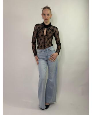 Jeans a palazzo Donatella