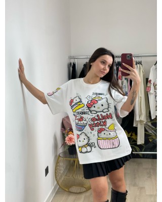 T-shirt Kitty over