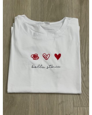 T-shirt con scritte 3.0