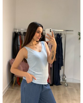 Canotta scollo V